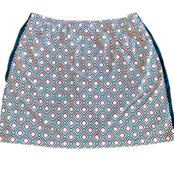 Tail golf skort Mini skirt Under shorts Size L Tennis Athletic Stretch Geometric - Picture 11 of 11